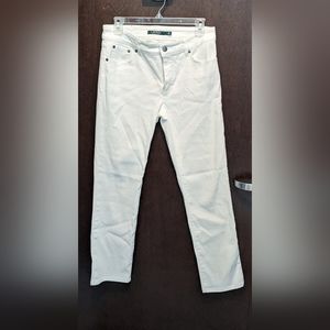 Ralph Lauren White Straight Leg Jeans